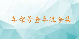 车架号查车况合集