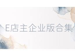 E店主企业版合集